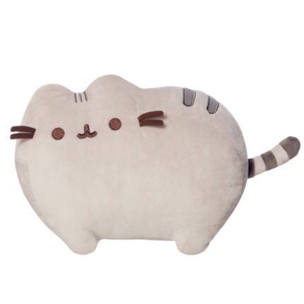 Maskotka Pusheen w wersji klasycznej – paski na grzbiecie i ogonku.
