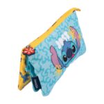 Disney Stitch - Piórnik 3-komorowy z kolekcji Tropical - obrazek 3