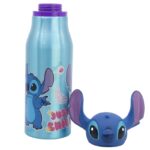 Disney Stitch - Butelka aluminiowa z zakrętką 3D 690 ml - obrazek 3